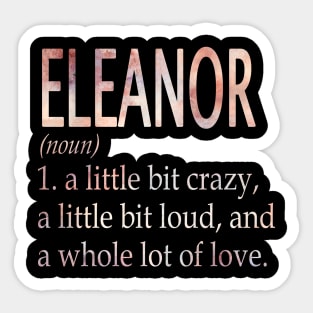 Eleanor Girl Name Definition Sticker